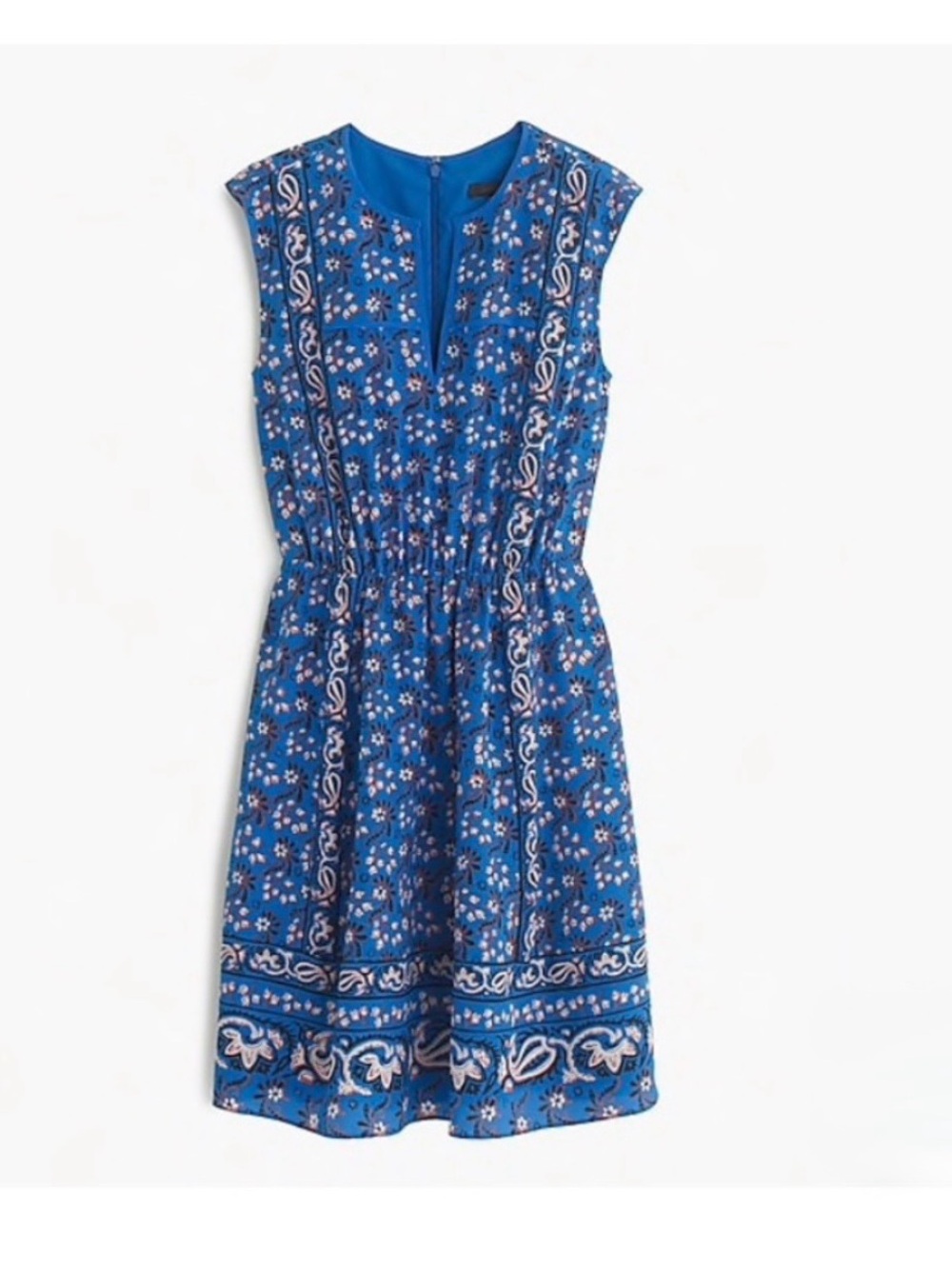 J.Crew Silk Scarf Dress Sleeveless Size 4 Petite